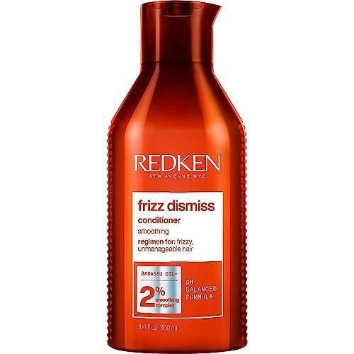 Redken Frizz Dismiss Conditioner | Weightless Frizz Control | Anti Frizz | Moisturize and Smooth | Provides Soft, Silky Hair | For Frizzy Hair | Sulfate-Free - SHOP NO2CO2