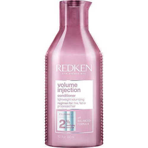 Redken Volume Injection Conditioner | Lightweight Volume Conditioner For Fine Hair | Detangles and Adds Volume & Body to Flat Hair | Paraben Free - SHOP NO2CO2