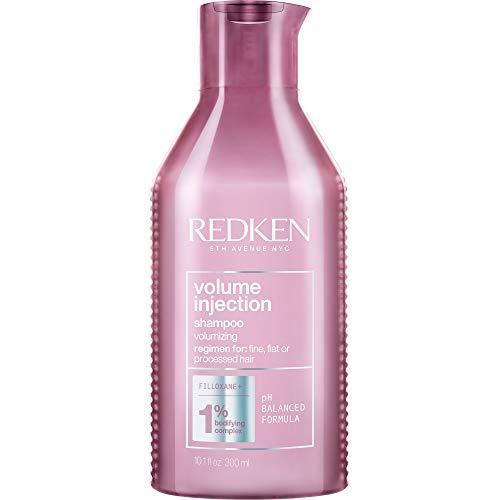 Redken Volume Injection Shampoo | Lightweight Volume Shampoo For Fine Hair | Adds Volume, Lift, and Body to Flat Hair | Paraben Free - SHOP NO2CO2