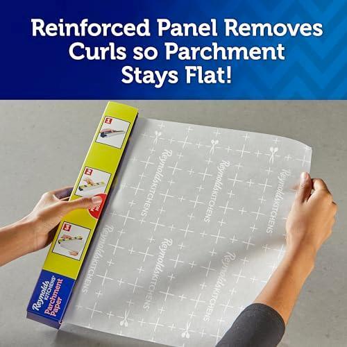 Reynolds Kitchens Stay Flat Parchment Paper with SmartGrid, 45 Square Feet - SHOP NO2CO2