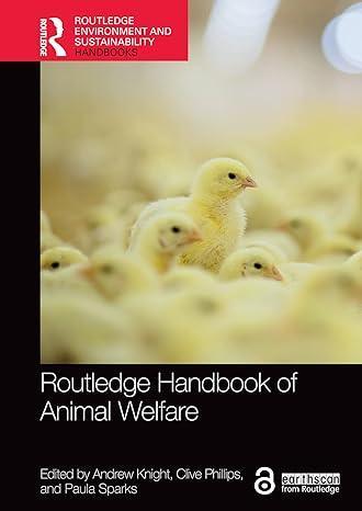 Routledge Handbook of Animal Welfare (Routledge Environment and Sustainability Handbooks) - SHOP NO2CO2