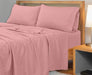 Royale Linens 300 Thread Count 100% Long Staple Combed Cotton Flat Sheet - Super Soft - Top Sheet - Queen Flat Sheet Sold Separately - Breathable, Cool & Crisp Percale Flat Sheet Only (Queen, Pink) - SHOP NO2CO2