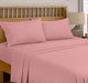 Royale Linens 300 Thread Count 100% Long Staple Combed Cotton Flat Sheet - Super Soft - Top Sheet - Queen Flat Sheet Sold Separately - Breathable, Cool & Crisp Percale Flat Sheet Only (Queen, Pink) - SHOP NO2CO2