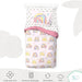 Saturday Park Doodle Rainbow Twin Bed Set - 5 Piece 100% Organic Cotton Bedding - GOTS & Oeko-TEX Certified - SHOP NO2CO2