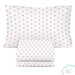 Saturday Park Pink Hearts Twin Sheet Set - 3 Piece 100% Organic Cotton Sheets - GOTS & Oeko-TEX Certified - SHOP NO2CO2