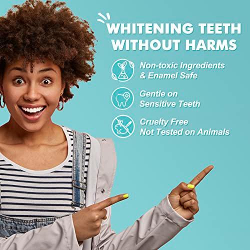 Sierra Clean Teeth Whitening Strips 7 Treatments, Sensitivity Free Enamel Safe, Fast Teeth Whitening Kit, Dentist Recommended Remove Coffee Tea Smoking Stains - SHOP NO2CO2