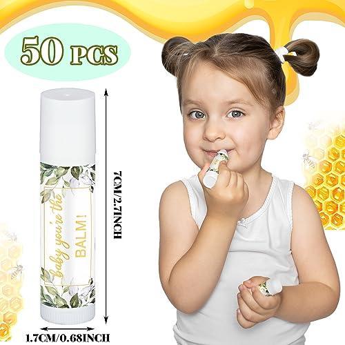 Siifert 50 Pcs Baby Shower Lip Balm Gifts for Guests Bulk Baby Shower Favors Gender Reveal Supplies Souvenirs Welcome Bag Stuffer Goodie Small Thank You Appreciation Gifts for Boys Girls - SHOP NO2CO2