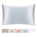 SILKTALE Mulberry Silk Pillowcase for Hair and Skin no Zipper,Light Blue,Queen - SHOP NO2CO2