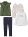 Simple Joys by Carter's Toddler Girls' 4-Piece Top and Vest Set, Pack of 4 - SHOP NO2CO2