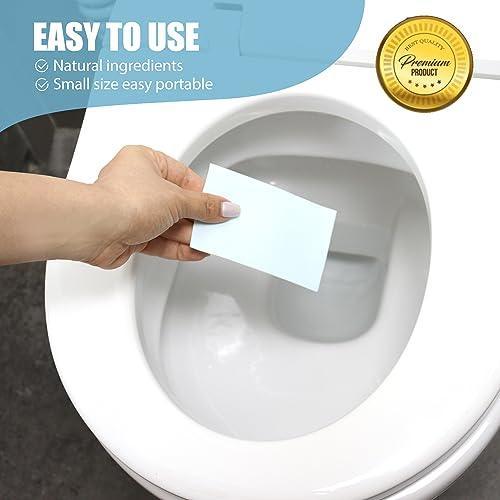 Simple Life Natural Toilet Bowl Cleaner Strips | Eco Friendly and Septic Safe | Removes Stains, Odors, and Grime | Non Toxic Foaming Toilet Cleaning Strips | 36 Count - SHOP NO2CO2