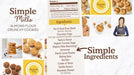 Simple Mills Almond Flour Crunchy Cookies, Chocolate Chip - Gluten Free, Vegan, Healthy Snacks, Made with Organic Coconut Oil, 5.5 oz (Pack of 3) - SHOP NO2CO2