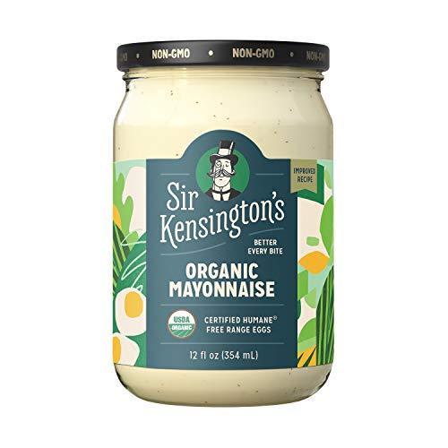 Sir Kensington's Mayonnaise Organic Mayo Gluten Free, Certified Humane Free Range Eggs, Shelf-Stable 12 oz - SHOP NO2CO2