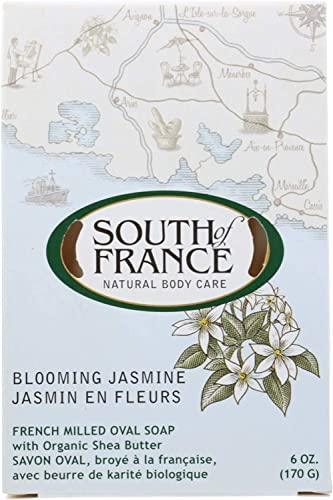 South of France Bar Soap, Blooming Jasmine, 6 Ounce - SHOP NO2CO2