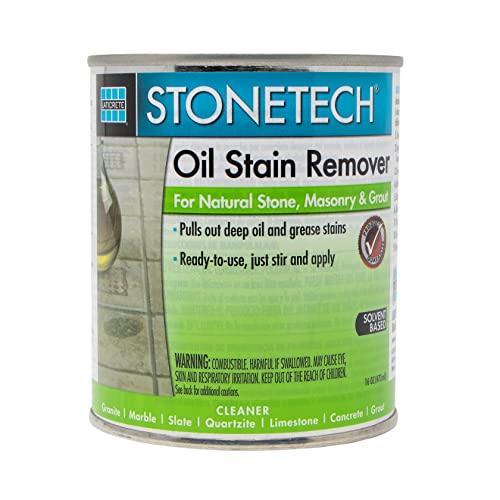 STONETECH Oil Stain Remover, Cleaner for Natural Stone, Grout, & Masonry, 1 Pint/16OZ (473ML) Can - SHOP NO2CO2