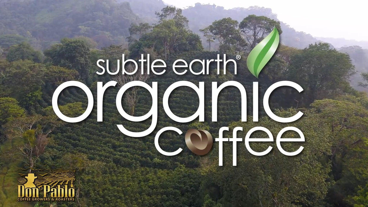 Subtle Earth Organic Coffee - Dark Roast - Whole Bean Coffee - 100% Arabica Beans - Low Acidity and Non-GMO - 5lb bag - SHOP NO2CO2