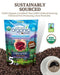 Subtle Earth Organic Coffee - Dark Roast - Whole Bean Coffee - 100% Arabica Beans - Low Acidity and Non-GMO - 5lb bag - SHOP NO2CO2