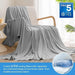 Syalife Cooling Blanket for Hot Sleepers, Summer Blanket with Japanese Q-Max>0.5 Arc-Chill Cooling Fiber, All Season Cotton Blanket Reversible Lightweight Blanket (Grey,79"x 55") - SHOP NO2CO2