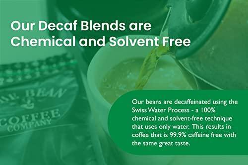 The Bean Organic Coffee Company Decaf South America Blend, Medium Roast, Ground Coffee, 16-Ounce Bag - SHOP NO2CO2