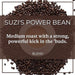 The Bean Organic Coffee Company Suzi's Power Bean, Dark Roast, Ground Coffee, 16-Ounce Bags (Pack of 2) - SHOP NO2CO2