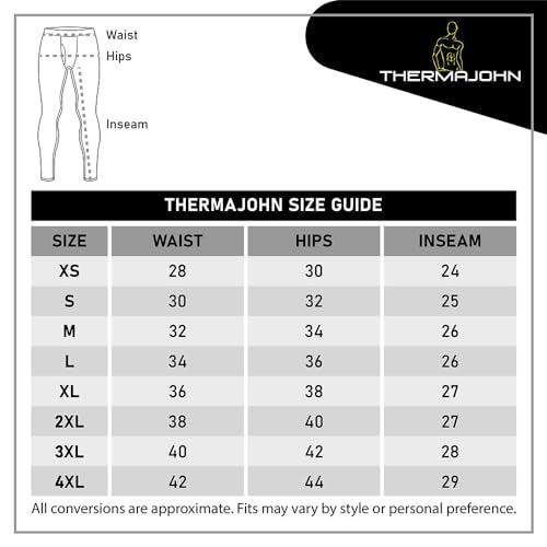 Thermajohn Long Johns for Men Thermal Underwear for Men Long Underwear Mens Leggings Thermal Pants Men Cold Weather Bottoms - SHOP NO2CO2