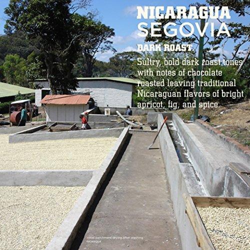 Tiny Footprint Coffee - Fair Trade Organic Nicaragua Segovia Dark Roast | Whole Bean Coffee | USDA Organic | Fair Trade Certified | Carbon Negative | 3 Pound - SHOP NO2CO2