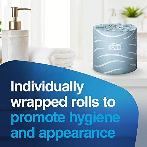 Tork Bath Tissue Roll Advanced 2-ply For everyday use at home Biodegradable 4x3.75", 500 sheets/roll, 48 rolls/case - SHOP NO2CO2