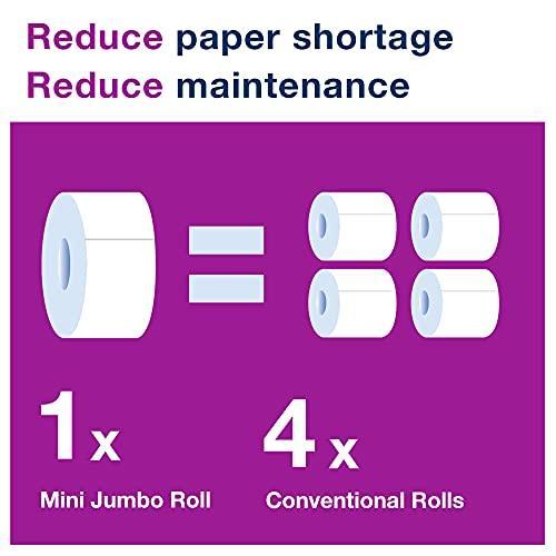 Tork Mini Jumbo Toilet Paper Roll White T2, Advanced, 1-Ply, 12 x 1200', 12013903 - SHOP NO2CO2