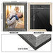 TWING 8 X 10 Picture Frames Set of 6, Rustic Grey Farmhouse Collage Photo Frames Gallery Wall Frame Set for Table Top and Wall Display - SHOP NO2CO2