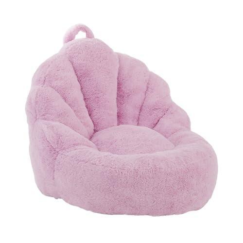 Ulax Furniture Kids Couch, Mini Sofa Couch, Small Bean Bag Chair, Foam Filling, Toddlers Furniture (Pink) - SHOP NO2CO2