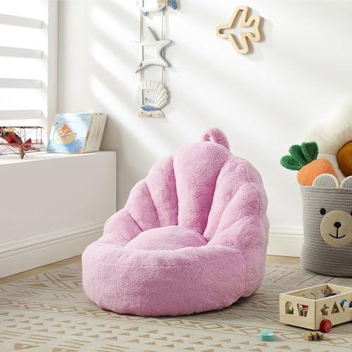 Ulax Furniture Kids Couch, Mini Sofa Couch, Small Bean Bag Chair, Foam Filling, Toddlers Furniture (Pink) - SHOP NO2CO2