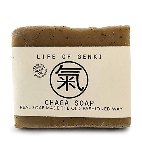 USA Made Vegan CHAGA mushroom soaps - PACK of 3, USA wild harvested - ALL NATURAL, Hand made in USA - SHOP NO2CO2