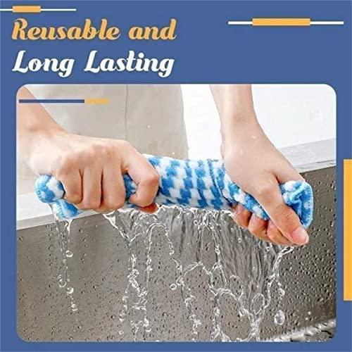 Usondeals Microfiber Cleaning Rag, 10Pack Straseapoit Microfiber Cleaning Rags, Reusable and Washable Coral Velvet Dish Towels (10 x 10inches) - SHOP NO2CO2