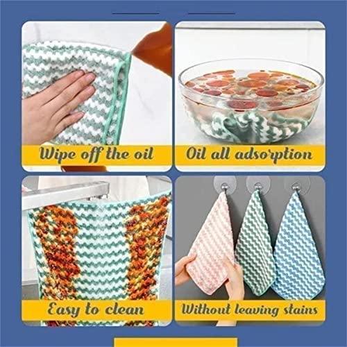 Usondeals Microfiber Cleaning Rag, 10Pack Straseapoit Microfiber Cleaning Rags, Reusable and Washable Coral Velvet Dish Towels (10 x 10inches) - SHOP NO2CO2