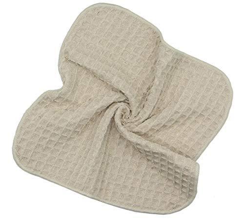 VeraSong Microfiber Kitchen Cleaning Cloth Thick Dish Rags Waffle Weave Washcloths Dish Cloths Ultra Absorbent Odor Free 12inch X 12inch 6 Pack Khaki - SHOP NO2CO2