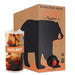 Wandering Bear Organic Hazelnut Cold Brew Coffee On Tap, 96 fl oz - Extra Strong, Smooth, Unsweetened, Shelf-Stable, and Ready to Drink Iced Coffee, Cold Brewed Coffee, Cold Coffee - SHOP NO2CO2