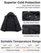 Wantdo Men's Big and Tall Lightweight Puffer Jacket Quilted Warm Winter Coat Windproof Winter Jackets with Hood - SHOP NO2CO2