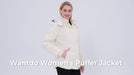 Wantdo Women's Hooded Warm Winter Coat Quilted Thicken Puffer Jacket with Removable Hood - SHOP NO2CO2