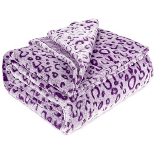 Warm Blanket Purple Lightweight Blanket Soft Throw Blankets for Bed - SHOP NO2CO2