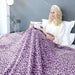 Warm Blanket Purple Lightweight Blanket Soft Throw Blankets for Bed - SHOP NO2CO2