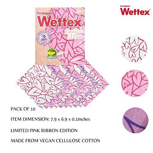 Wettex The Original 10-Pack Swedish Superabsorbent Dishcloth - Limited Pink Ribbon Edition… - SHOP NO2CO2