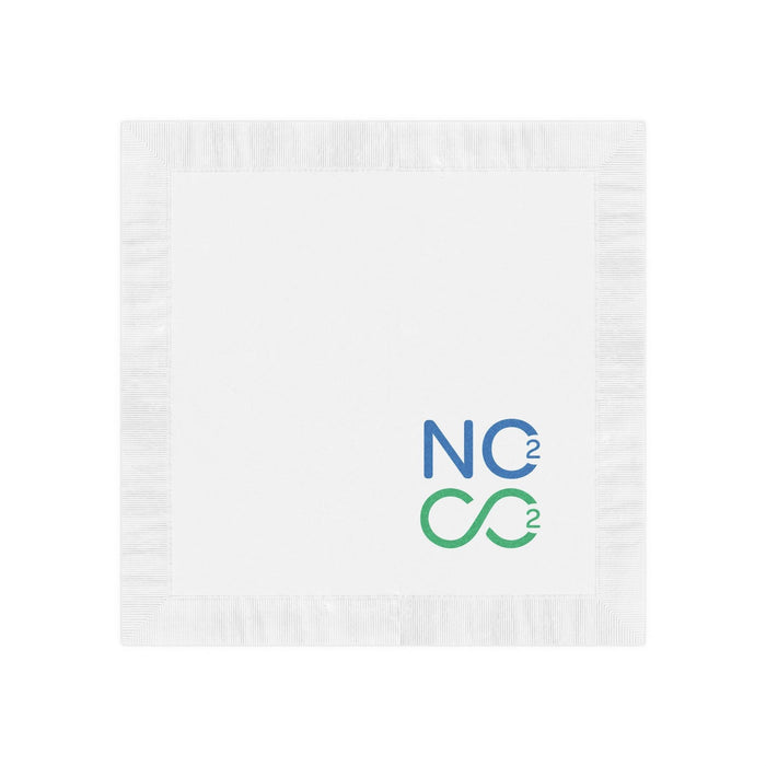 White Coined Napkins - SHOP NO2CO2