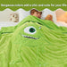 XTHHOA Kids Mike Wazowski Blanket 3D Cartoon Embroidered Sherpa Blanket Plush Warm for Boys Girls (Mike Wazowski, (50"X60")) - SHOP NO2CO2