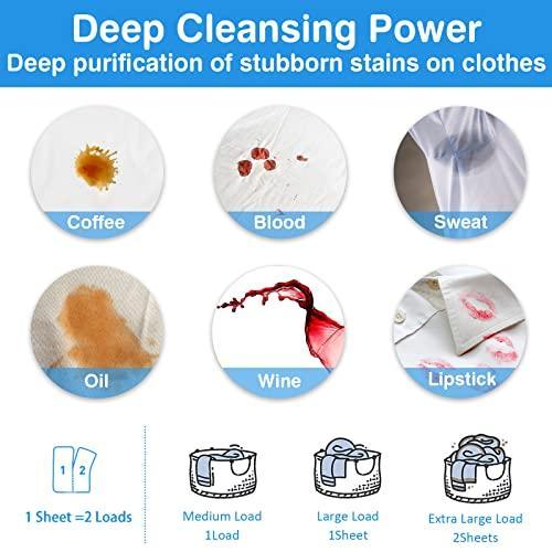 YEALIR Laundry Detergent Sheets Up to 120 Loads, Fresh Linen - Eco-Friendly Laundry Detergent, Zero Waste Laundry Strips - Liquidless Laundry Sheets for Home Dorm Travel Camping - SHOP NO2CO2