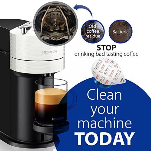 Yegee Powerful Vertuo Cleaning Pods and Capsules Cleaner Kit - for Coffee Machines - Made from 100% Plant-Based 1st Grade Formula - Includes 6 Cleaning Capsules Only Compatible with Vertuo - SHOP NO2CO2