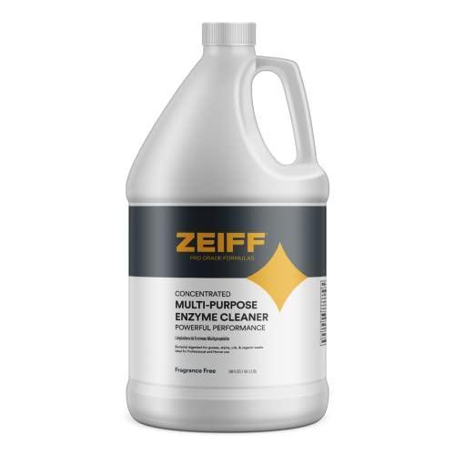 Zeiff Pro-Grade Multi-Purpose Probiotic Enzyme Cleaner - Powerful Cleaning & Odor Eliminating Formula For Professional & Home Surfaces - 1 Gallon - Fragrance Free - SHOP NO2CO2