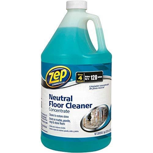 Zep Commercial Neutral Floor Cleaner Concentrate, Gallon Bottle, 4 Bt/Case, Lot of 1 - SHOP NO2CO2