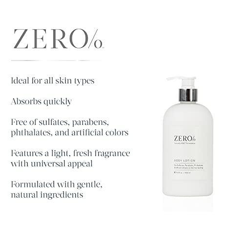 Zero% Unisex Body Lotion - 15.5oz - Light and fresh, Nourishing, Zero Parabens, Sulfates, and Phthalates - SHOP NO2CO2