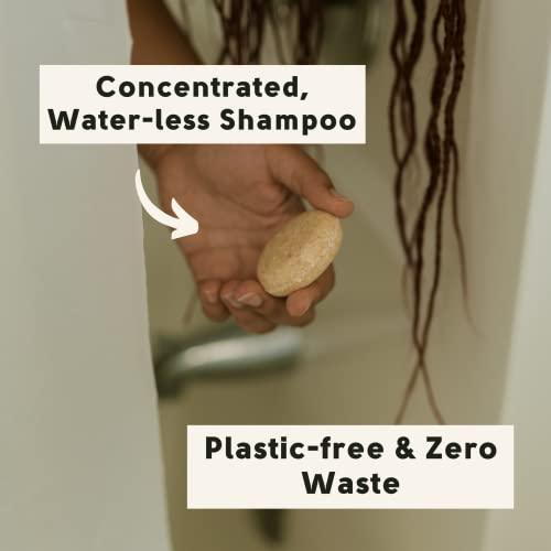 Zero Waste MVMT Shampoo Bar | Sweet Orange + Grapefruit | Eco-friendly Shampoo with Travel Container | Natural Salon Quality Shampoo, Zero Waste & Plastic Free - SHOP NO2CO2