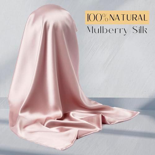 ZIMASILK 100% Mulberry Silk Pillowcase for Hair and Skin Health,Soft and Smooth,Both Sides Premium Grade 6A Silk,600 Thread Count,with Hidden Zipper,1pc (Queen 20''x30'',Light Plum) - SHOP NO2CO2