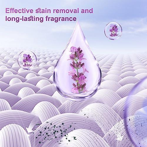 Zimwin Laundry Detergent Sheets, 80 Sheets Lavender Scent Laundry Soap Sheets - Eco-Friendly Hypoallergenic Liquidless Washing Supplies for Dorm Travel Camping - 80 Loads - SHOP NO2CO2